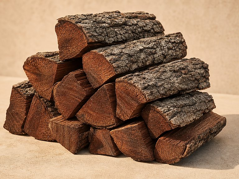 Дубовые дрова естественной сушки